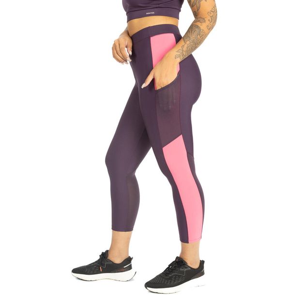 Legging Feminina Fitness 120 Roxa - Faz a Boa!