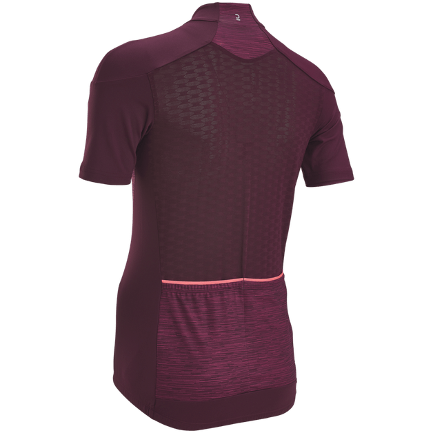 Cycling-ss-jersey-rc500-wmn-flower-2xl-Bordo-G