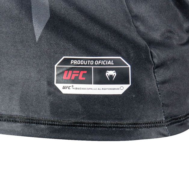 Camiseta UFC Venum Oficial Fight Night 2.0 Walkout Jersey Masculino Preto
