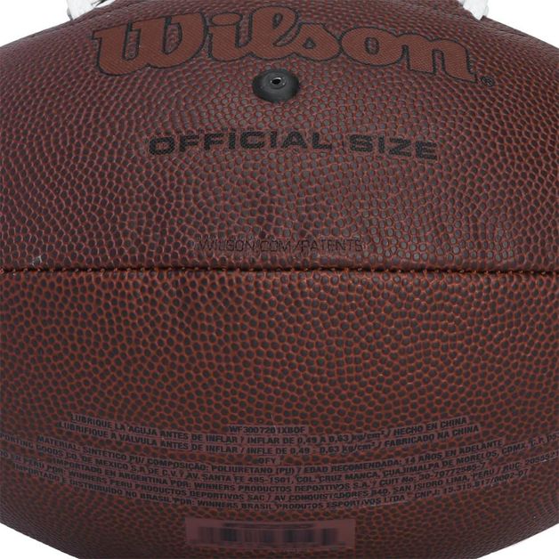 Bola de Futebol Americano Wilson NFL Stride Marrom 