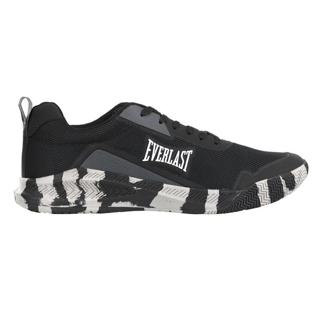 Tênis Everlast Range 2 Preto e Branco - Unissex