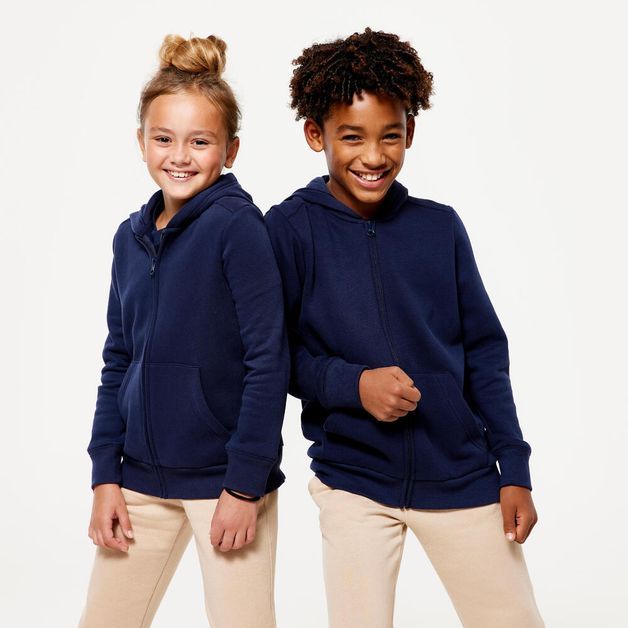 Sweat-zippe-500-green-7-8years-4--4-2--Azul-5-6-ANOS