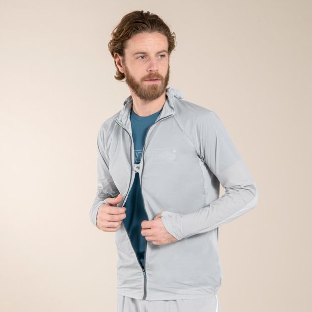 Wind-jacket-trail-m-khak-xl--chest-43---Cinza-P