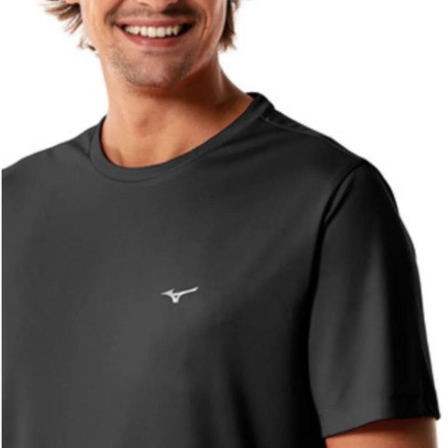 Camiseta-de-corrida-Masculina-Sportwear-preto-G