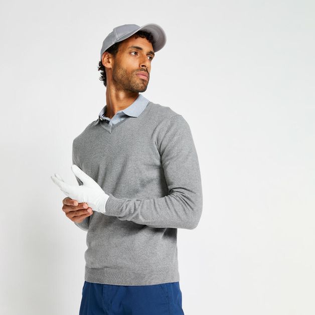 Sueter-masculino-de-Golf-MW500-cinza-M