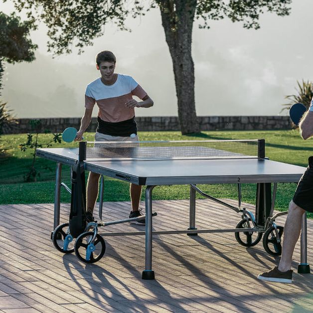 MESA DE PING PONG PPT 900.2 EXTERIOR CINZENTO PONGORI - Decathlon