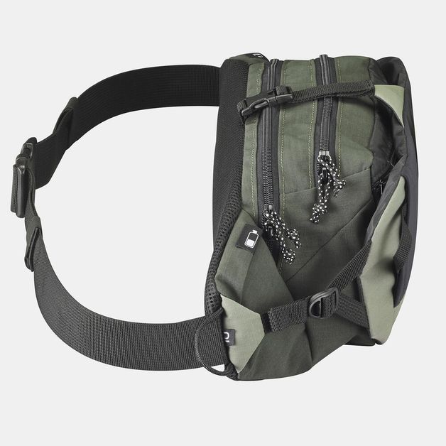 Travel-bum-bag-7l-khaki-no-size