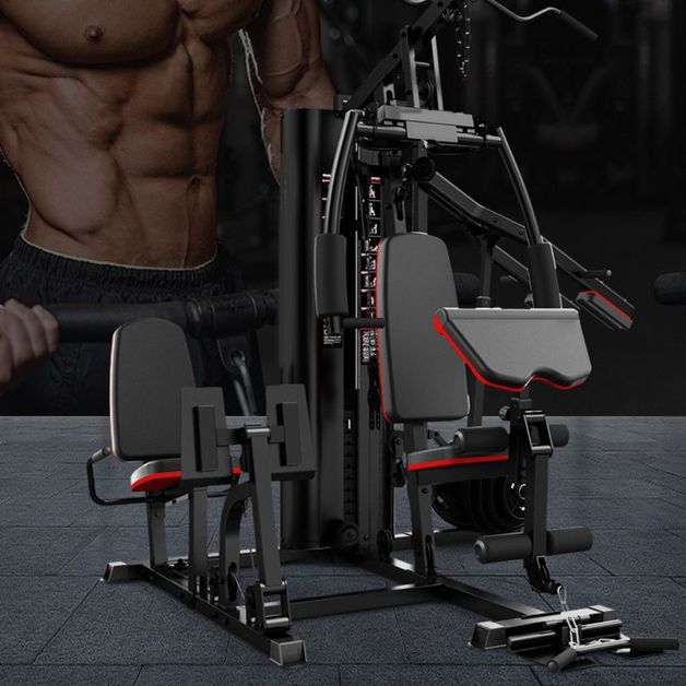 Multi Estação de Musculação com Leg Press 90Kg - Macsport 50 Cód MS35 -  8470 - TF Store