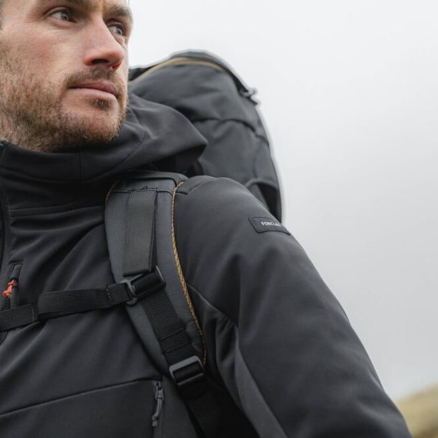 Jaqueta Trilha Softshell WindWarm 500 Masculina.