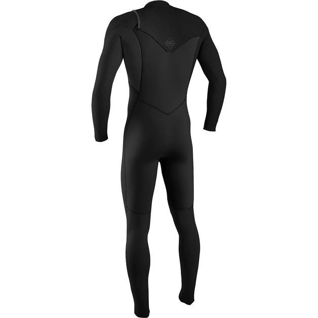 Long John O'Neill Hyperfreak 3/2+MM Chest Zip Full Black