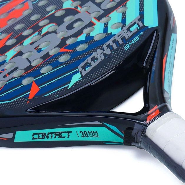 Raquete de Padel Babolat Contact Azul Laranja