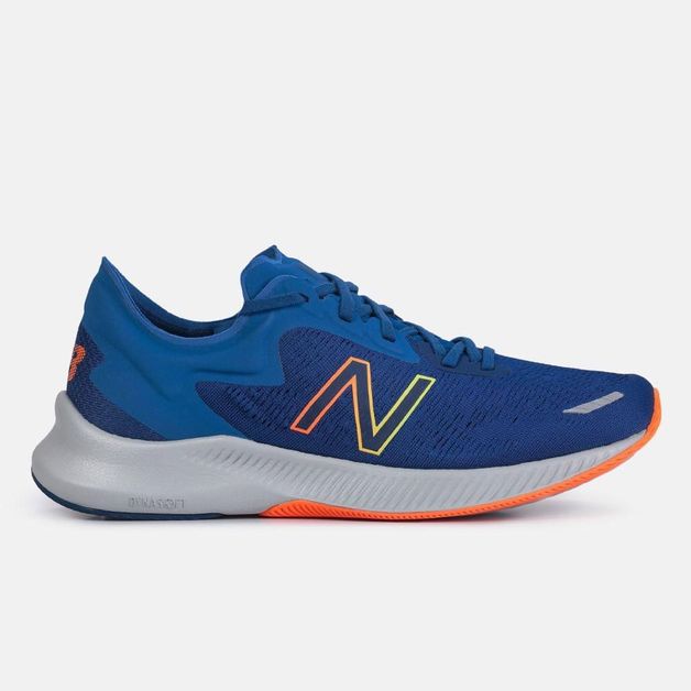 New balance azul laranja sale