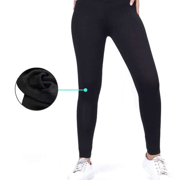 Calça legging hot sale forrada infantil