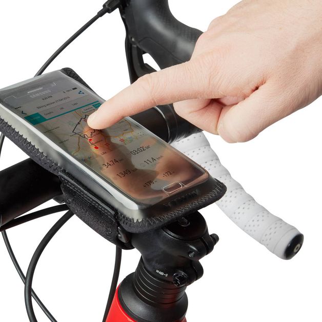 Decathlon bicycle on sale phone holder