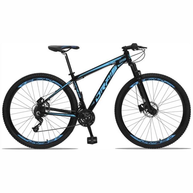 Bicicleta Drais 24V Aro 29 C mbios Shimano Freio a Disco MTB