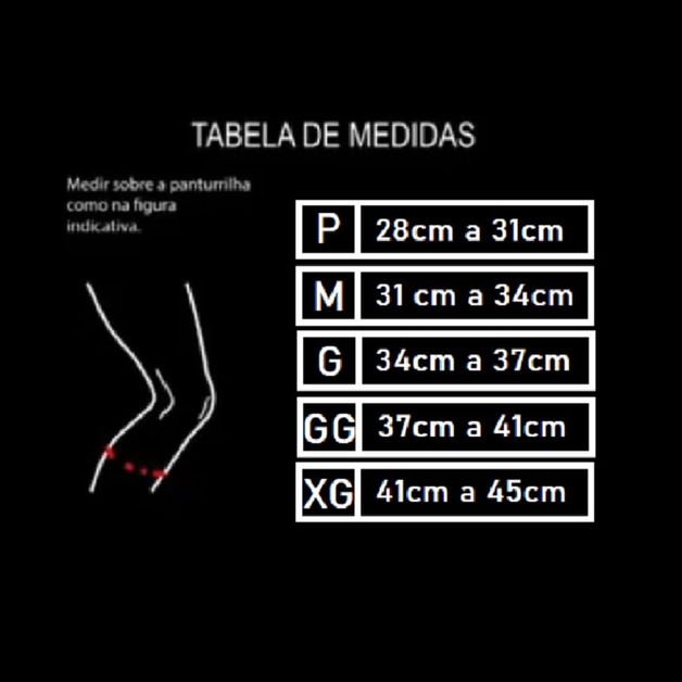 Caneleira Alta Performance 5mm Nc Extreme Cross Training