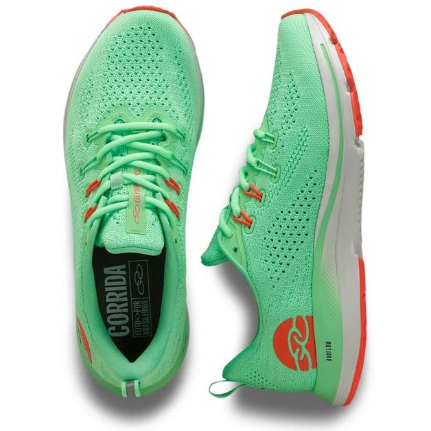 Tenis de shop corrida verde