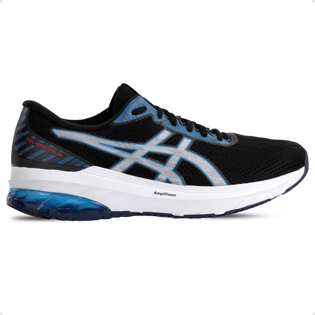 T nis Asics Gel Spectrum Preto e Azul Masculino