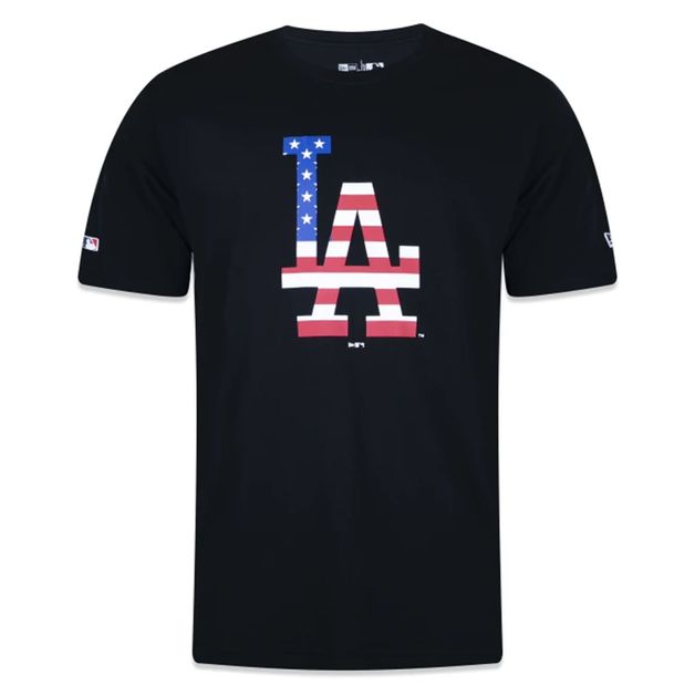 Dodgers american flag clearance shirt