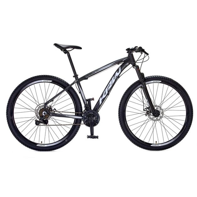 Bicicleta Aro 29 KRW Traction Alum nio Shimano TZ 24 Vel Freio a