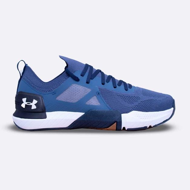 Blue and grey hot sale under armour shoes