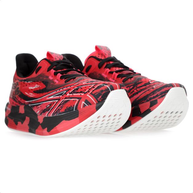 T nis Asics Noosa Tri 15 Vermelho e Preto Masculino