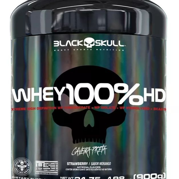 Whey Protein 100 Hd Wpc Wpi E Wph 900g Black Skull