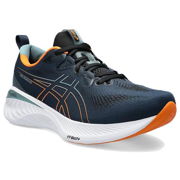 Tênis asics gel excite 4 2024 masculino - marinho e laranja