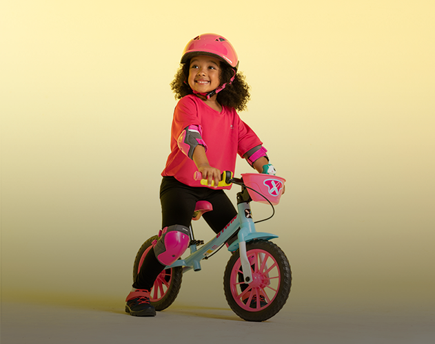 Tudo para pedalar! Acessórios para todas idades.