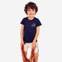 Camiseta mc 100 bb camiseta rosa, 96-102cm entre 3/4 anos Marinho 24 MESES