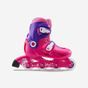 Patins Infantil Play 3 Oxelo, rosa, 26/28 BR