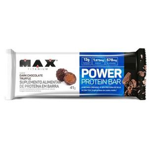 Barra de proteina Power Protein 41g Max titanium