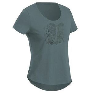 Camiseta Feminina de Caminhada NH500 Verde