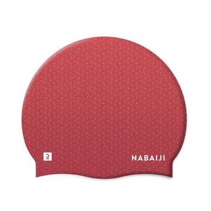 Touca de Natação de Silicone Geo Nabaiji Vermelho