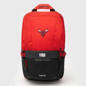 Mochila de Basquete NBA 25 Chicago Bulls 25L Tarmak Vermelho