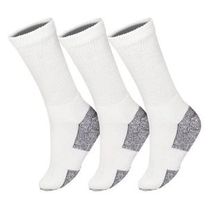 Meia Babolat Tennis Acrílico 39 ao 42 - Pack com 3 Pares - Branca