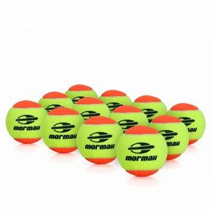 Bola de Beach Tennis Mormaii Premium Pro Pack com 12 Unidades