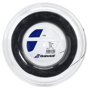 Corda Babolat Xcel 16L 1.30mm Preta Rolo com 200 Metros