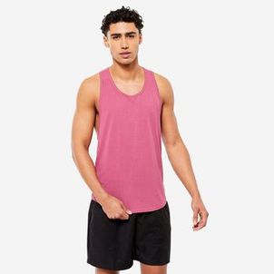 Camiseta Masculina de Treino Stringer Domyos Rosa