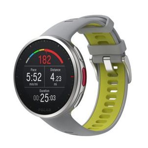 Relógio Monitor Cardíaco Polar Vantage V2 Unissex - Cinza/Verde