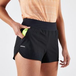 Shorts Feminino de Tênis TSH Light Artengo Preto