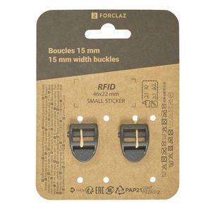 Fivela de Trilha Aperto 15mm (Conjunto de 2) Forclaz