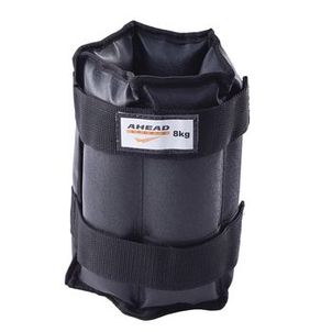 Par De Caneleiras De Peso (Tornozeleiras) Pretas 8 Kg