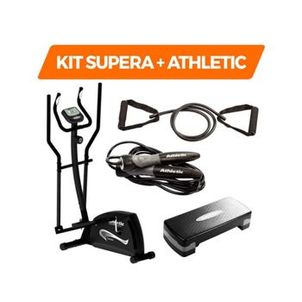 Kit supera +Athletic Elíptico + Step + Corda + Elástico