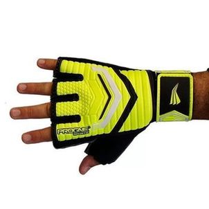 Luva de Goleiro Futsal Preto com Amarelo - Progne