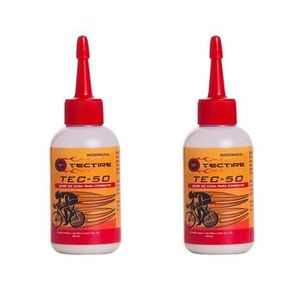 Kit 2 lubrificante corrente bike cera Tectire 60 ml