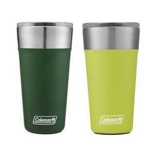 Kit com 2 Copos Térmicos com Tampa 600ml Verde e Light Green Coleman