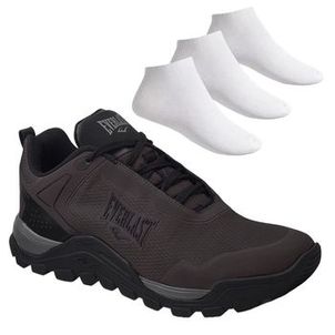 Kit Tênis Everlast Azteca Trail Masculino + 3 Pares de Meias