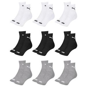 Kit 9 Pares de Meias Puma Cano Médio Esportiva Feminino