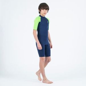 Shorty infantil de surf 1,5mm YULEX100 ® 1,5mm Verde